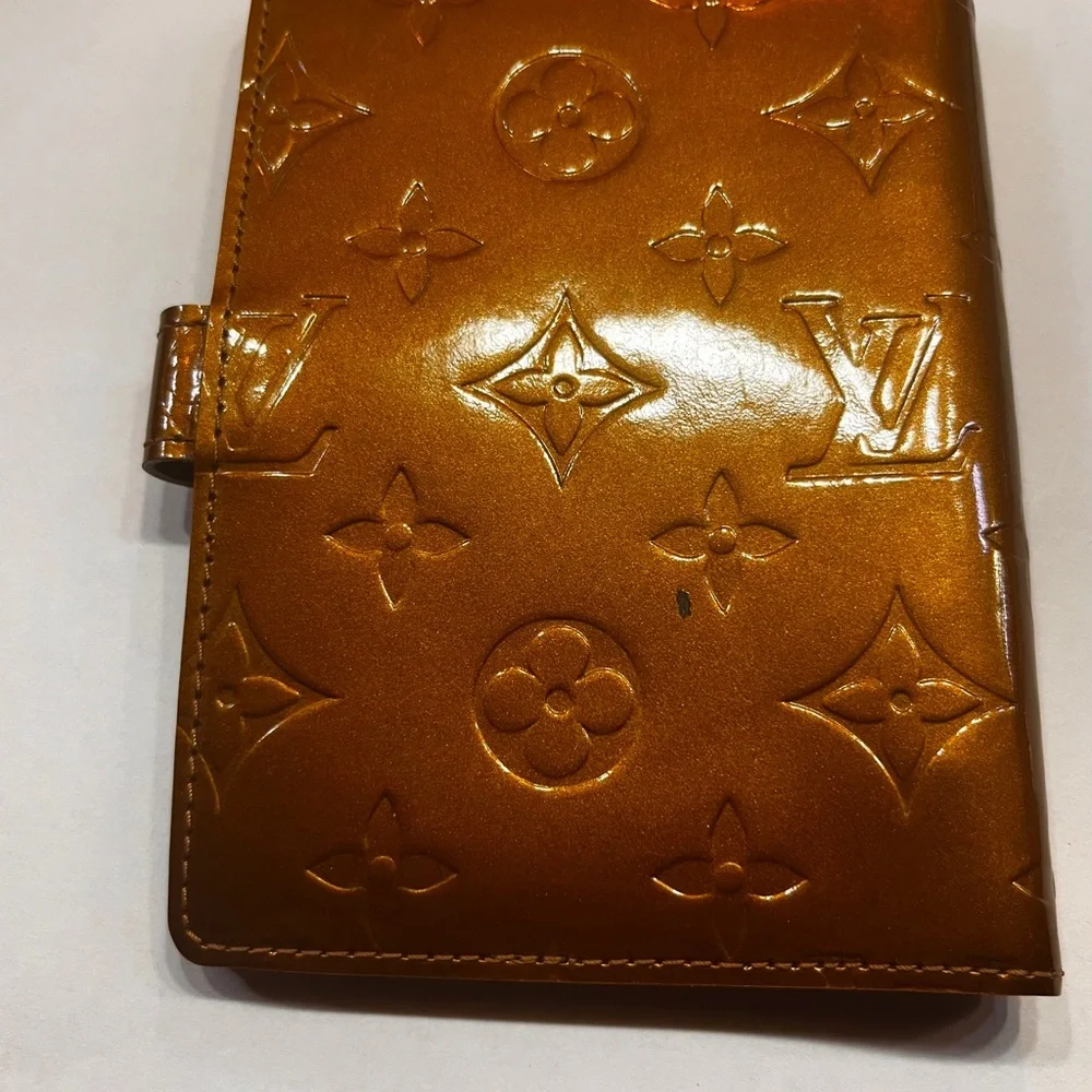 Louis Vuitton Agenda LV Brown Vernise Monogram planner Journal